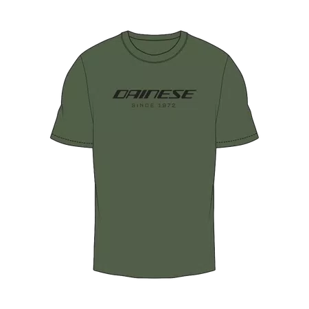 ESSENCE WORDMARK - MEN'S CREWNECK T-SHIRT - GREEN-BRONZE - 1