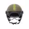 MOMODESIGN FGTR CLASSIC MATT SAND / LIME - JET HELMET WITH VISOR E2206