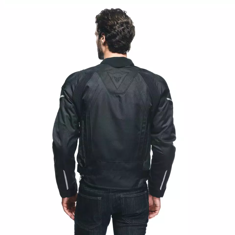 AVRO 5 - CHAQUETA DE MOTO DE TELA PARA HOMBRE - BLACK/BLACK/BLACK - 6
