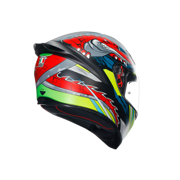 k1-s-dundee-matt-lime-red-casco-moto-integral-e2206 image number 5