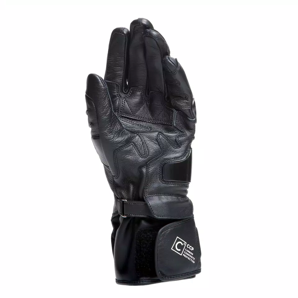CARBON 4 LONG LEATHER GLOVES | BLACK/BLACK/BLACK | Dainese
