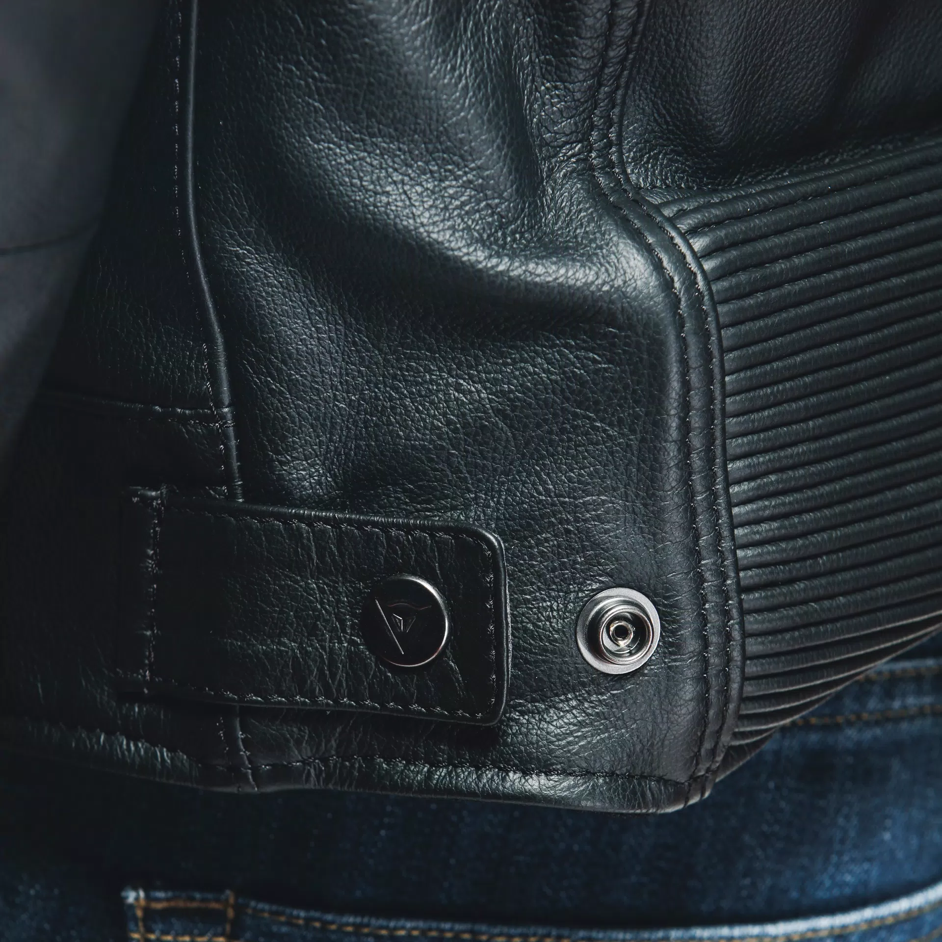 ZAURAX CHAQUETA DE CUERO MOTO HOMBRE