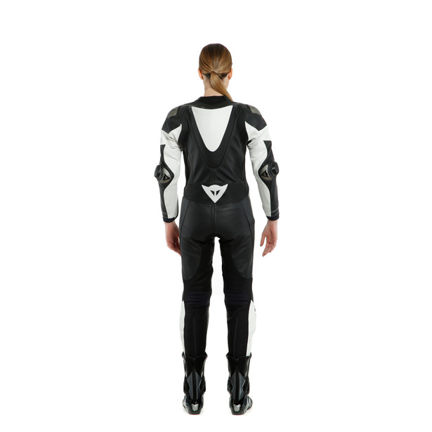 imatra-lady-leather-1pc-suit-perf-black-white image number 4