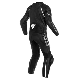 AVRO D2 2 PCS SUIT BLACK/BLACK/WHITE- Outlet Leather suits