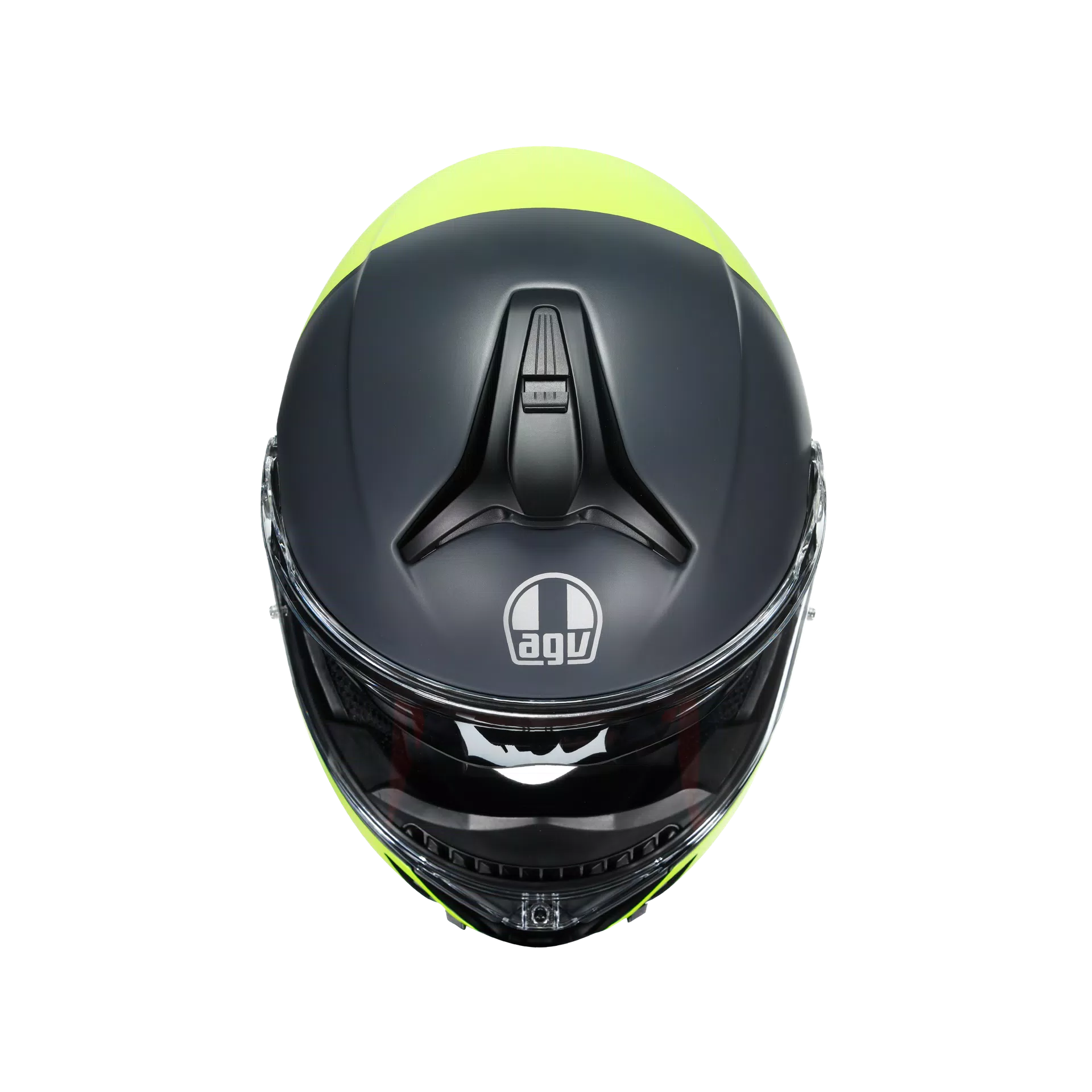 TOURMODULAR BALANCE MATT BLACK/YEL FL/GREY - MOTORRAD MODULARHELM E2206