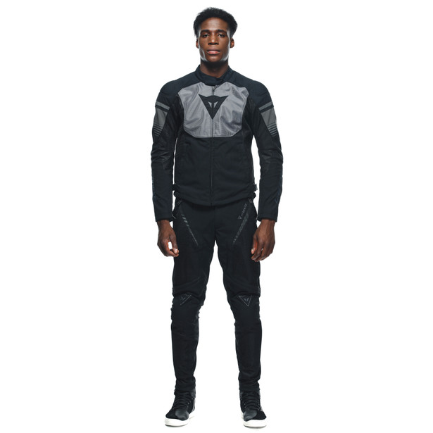 air-fast-tex-giacca-moto-estiva-in-tessuto-uomo-black-gray-gray image number 2