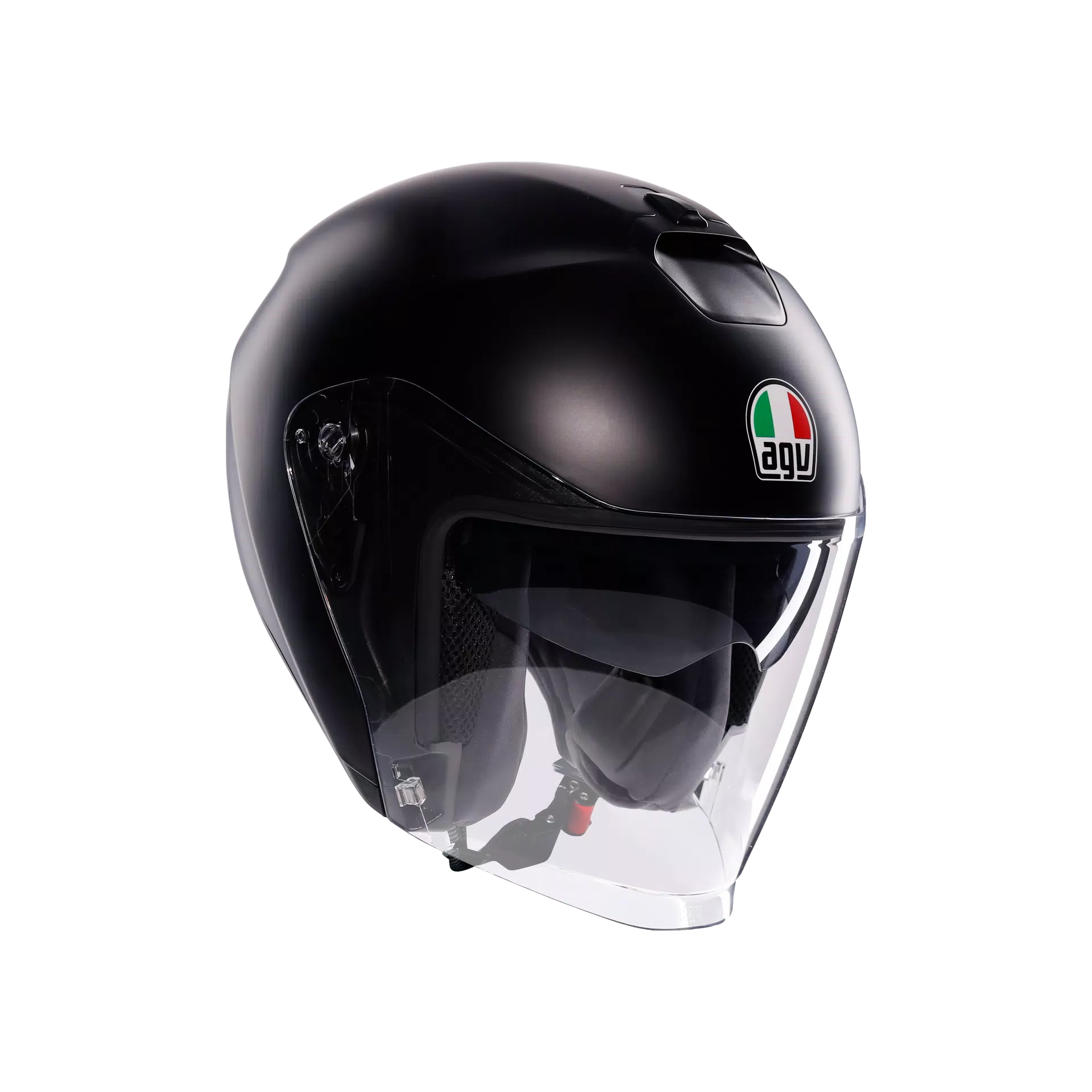 IRIDES MONO MATT BLACK - CASQUE MOTO JET E2206