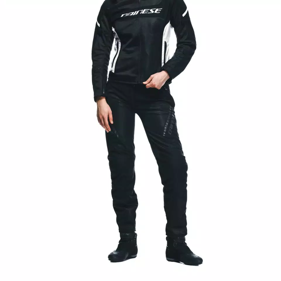 DRAKE 2 SUPER AIR - WOMEN'S SUMMER MOTORCYCLE PANTS IN FABRIC - BLACK/BLACK - 5