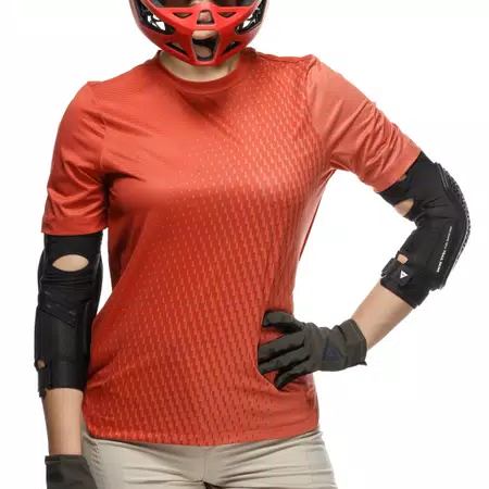 HG AER JERSEY SS - MAGLIA BICI MANICHE CORTE DONNA - RED - 5