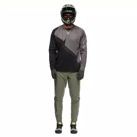 HG AER JERSEY LS - MEN'S LONG SLEEVE BIKE T-SHIRT - BLACK/GREY - 2