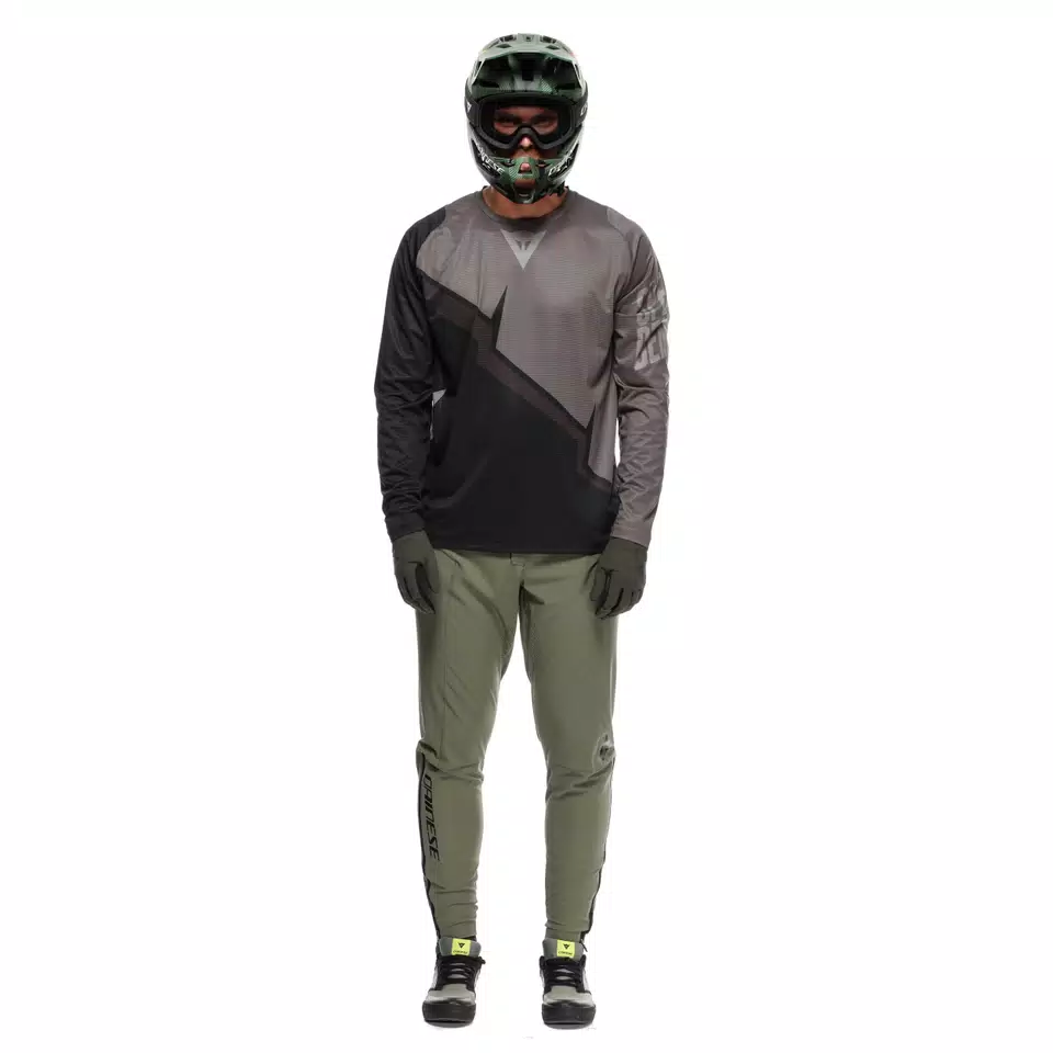 HG AER JERSEY LS - MAGLIA BICI MANICHE LUNGHE UOMO - BLACK/GREY - 2