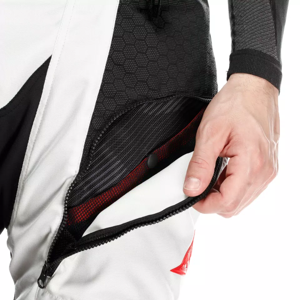 SUPER ADVENTURE ABS&Oslash;LUTESHELL&trade; - MEN OFF-ROAD MOTORCYCLE PANTS - BLACK/GLACIER-GREY/RED - 7