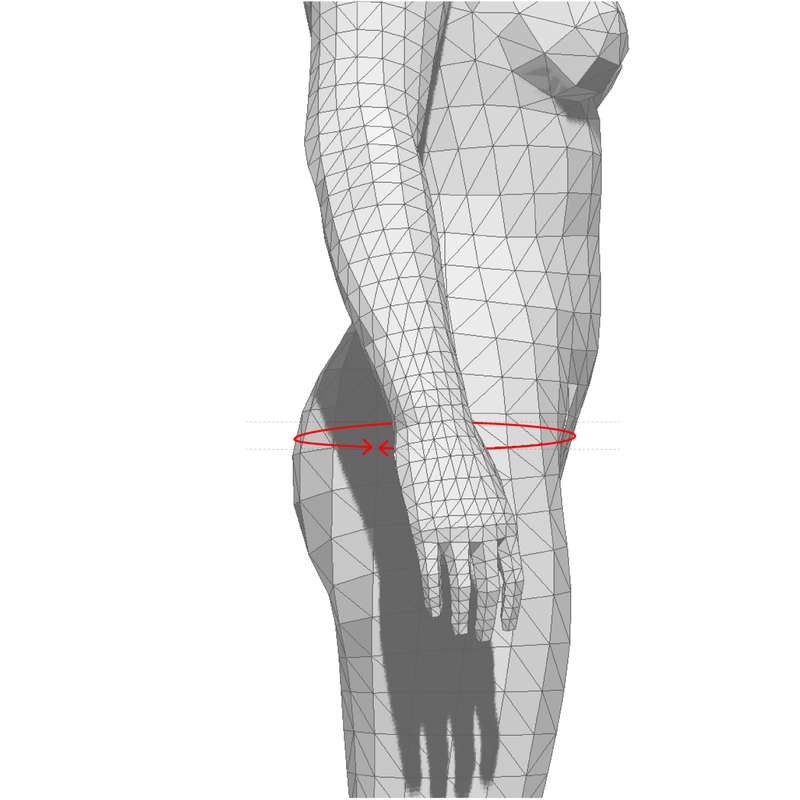 how to measure: hip
