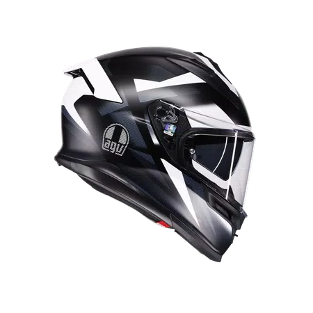 K7 MPLK GLIMPSE MATT BLACK/YELLOW FLUO - MOTORBIKE FULL FACE HELMET DOT (E2206) -  - 3