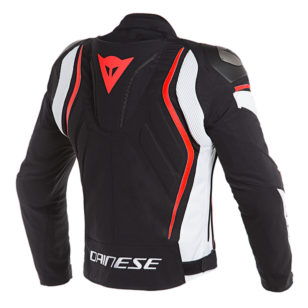 dyno-tex-jacket-black-white-fluo-red image number 1