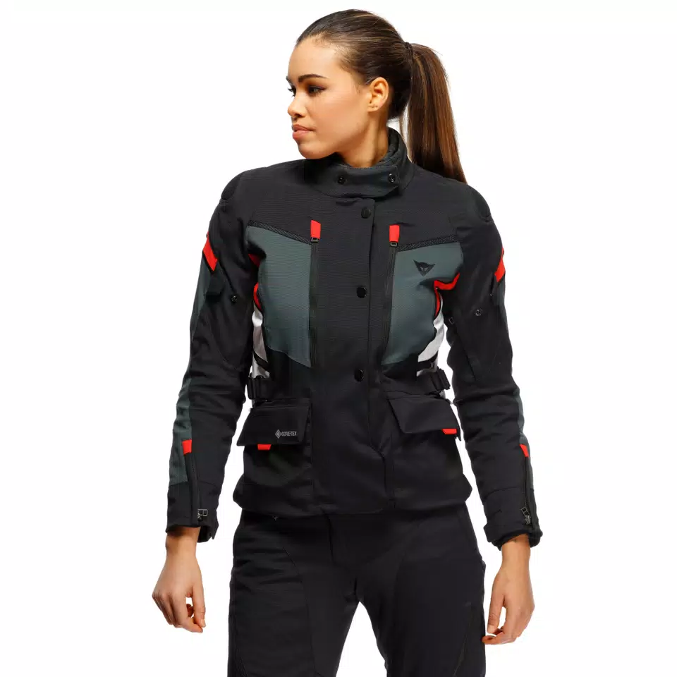 CARVE MASTER 3 LADY GORE-TEX® JACKET | BLACK/EBONY/LAVA-RED | Dainese