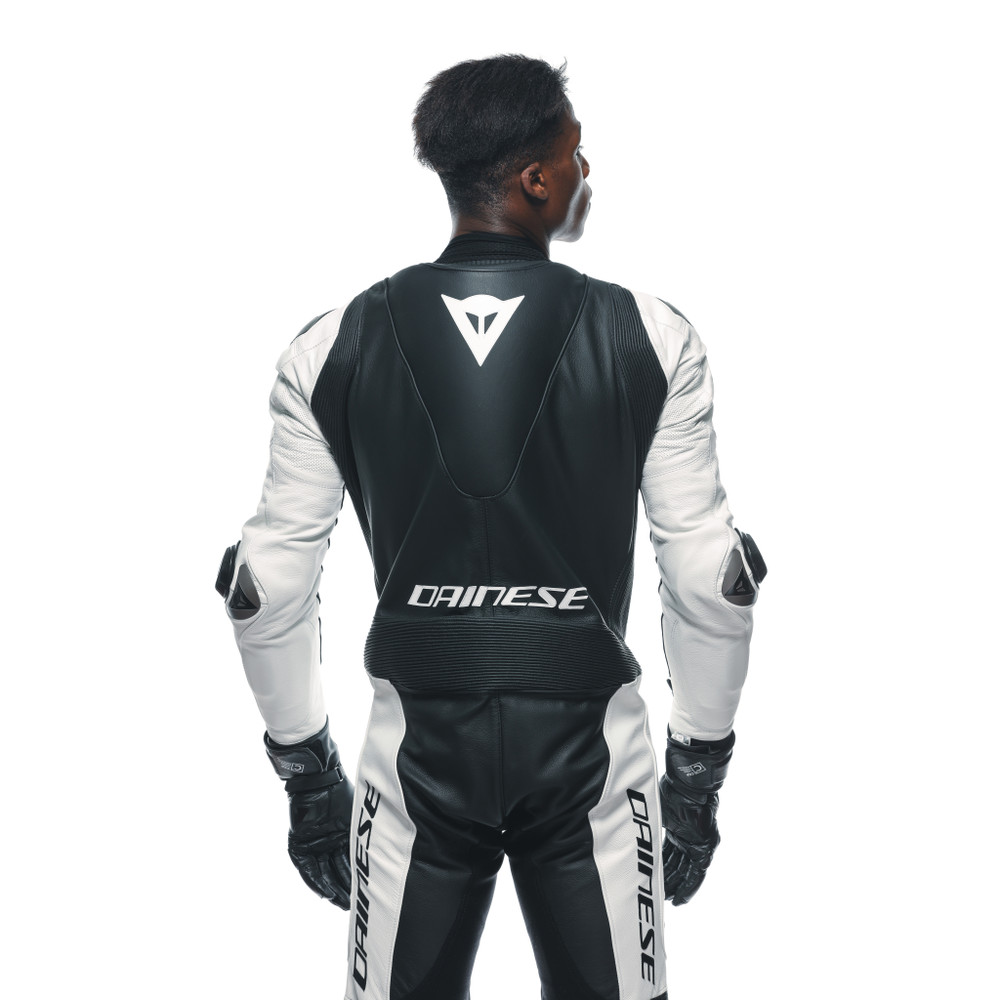 laguna-seca-5-combinaison-moto-racing-en-cuir-une-pi-ce-homme-white-black image number 4