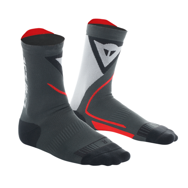 thermo-mid-socks-black-red image number 0