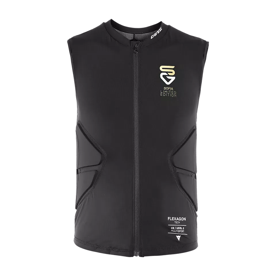 MEN'S FLEXAGON PROTECTIVE SKI VEST  - GOGGIA BLACK/GOLD - 2
