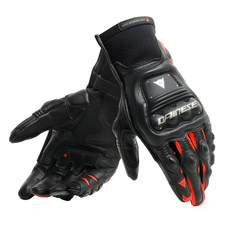 STEEL-PRO IN GLOVES | BLACK/FLUO-RED | Dainese