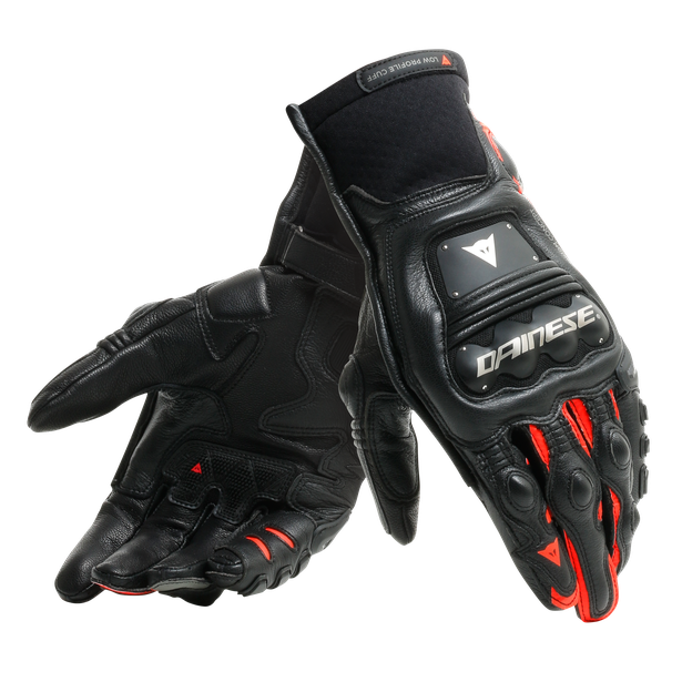 steel-pro-in-gloves-black-fluo-red image number 0