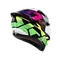 K1 S PUNKPULSE BLACK/PURPLE/LIME - MOTORBIKE FULL FACE HELMET DOT (E2206)