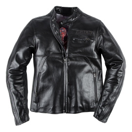TOGA72 LEATHER JACKET BLACK