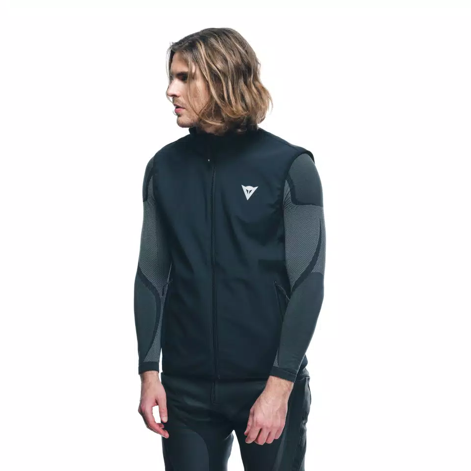 GILET MOTO TERMICO ANTIVENTO UOMO - ANTHRACITE - 3