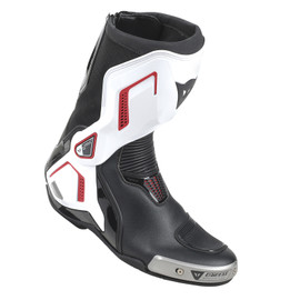 TORQUE D1 OUT BOOTS BLACK/WHITE/LAVA-RED- Cuir