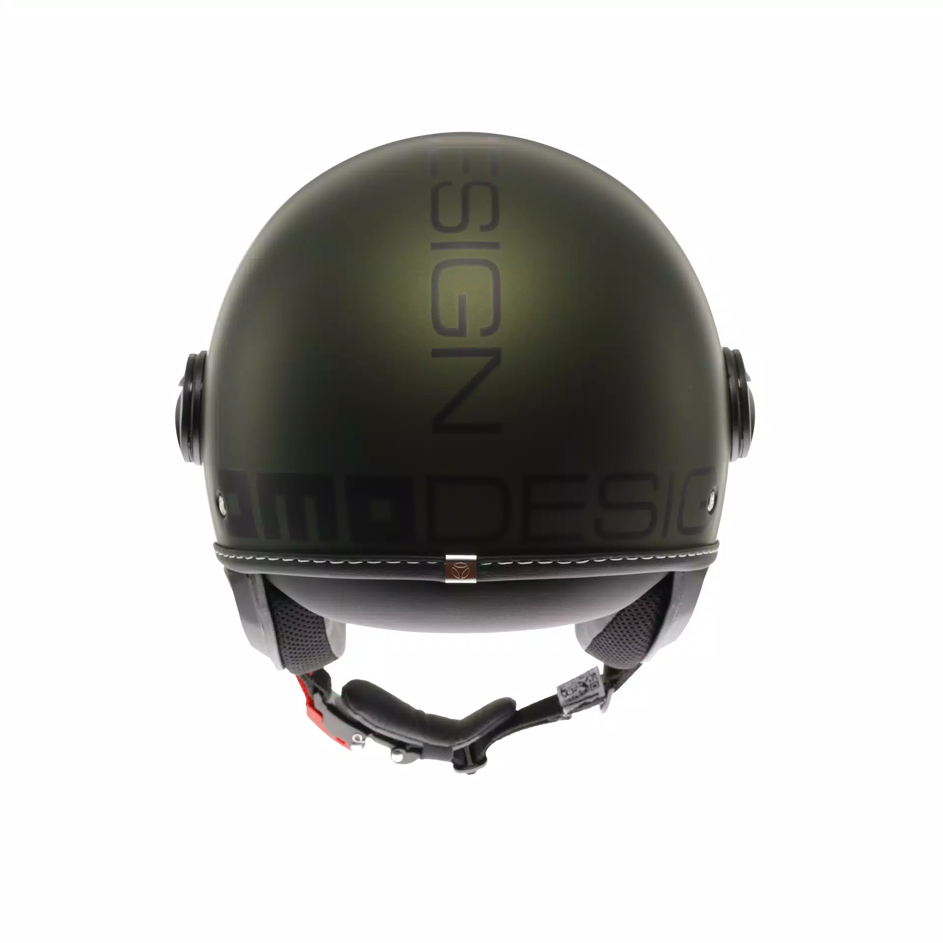 MOMODESIGN FGTR EVO MATT GREEN / BLACK - JET HELMET WITH DUAL VISOR E2206
