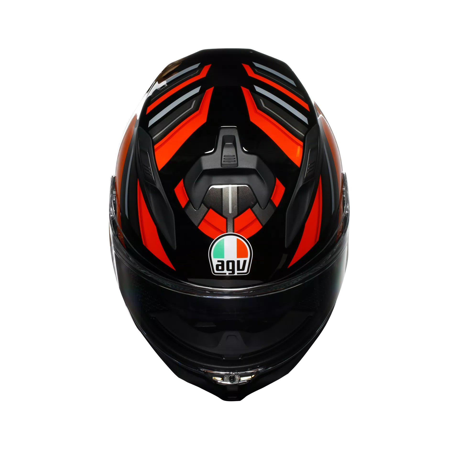 K7 MPLK TAURAX BLACK/RED - MOTORBIKE FULL FACE HELMET E2206