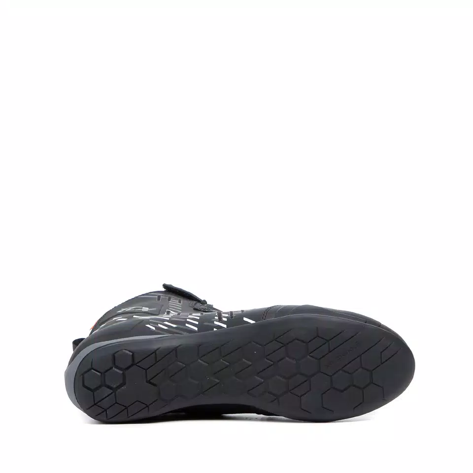 R04D WP MEN'S WATERPROOF MOTORCYCE SHOES - BLACK/WHITE -  - 4