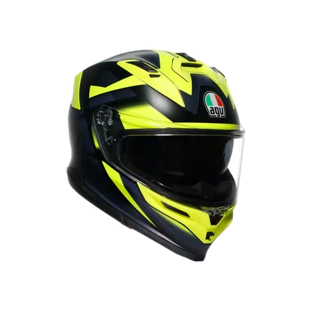 K7 AGV DOT(E2206) MPLK - GLIMPSE  MATT BLACK/YELLOW FLUO -  - 1