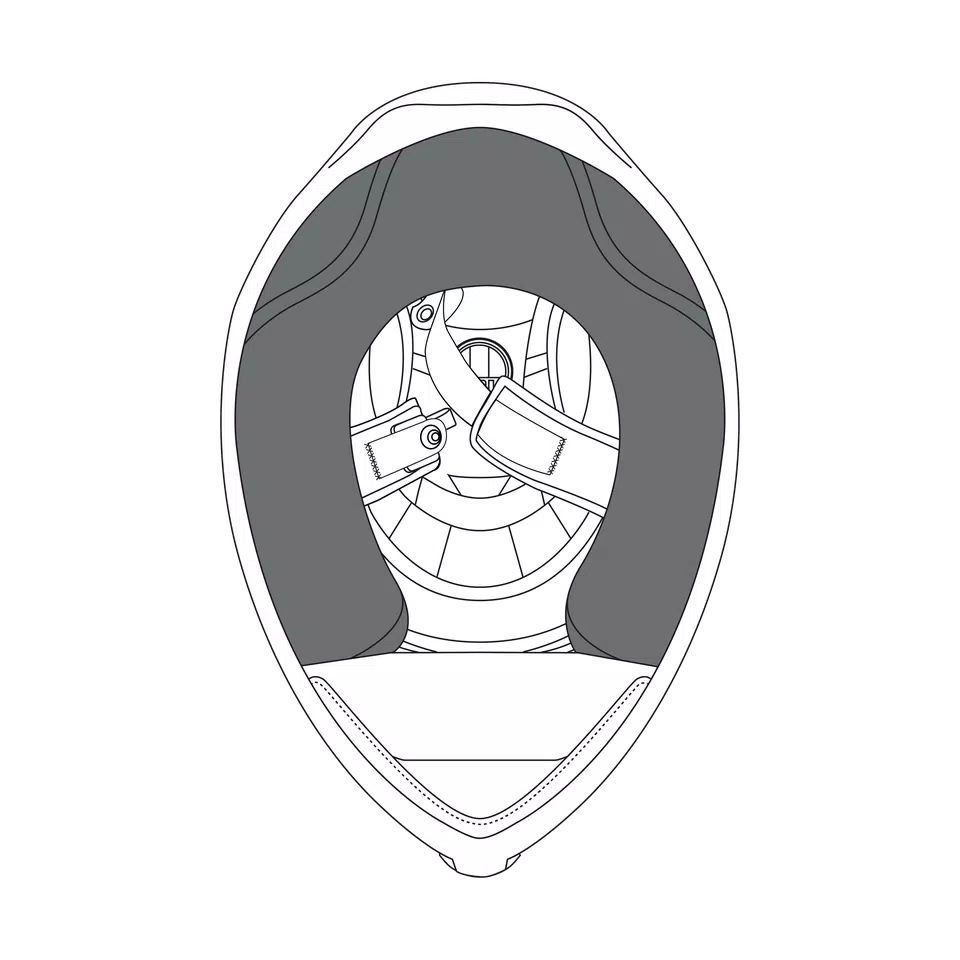 AGV CHEEK PADS K1 (MS) - BLACK -  - 1