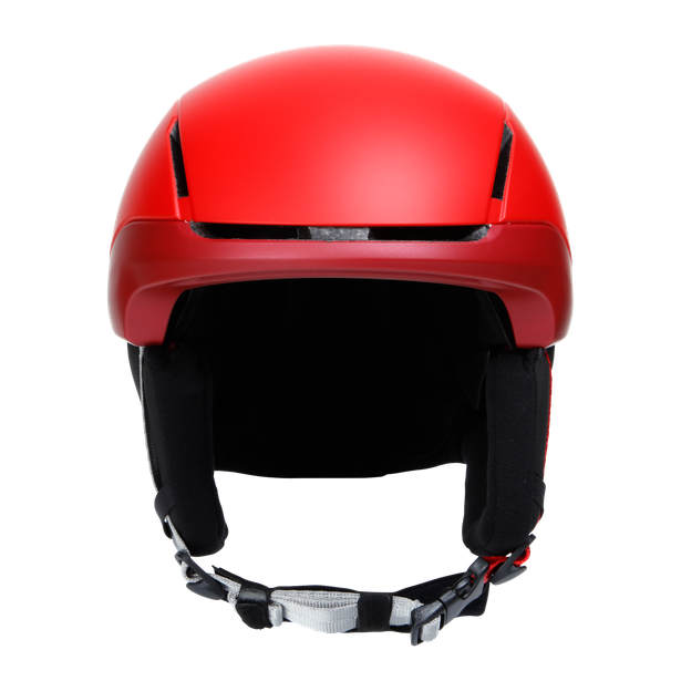 kid-s-scarabeo-elemento-ski-helmet-metallic-red-white-logo image number 2
