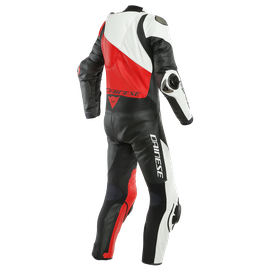 IMOLA 1PC LEATHER SUIT PERF. BLACK/WHITE/LAVA-RED- Promotions Leather suits
