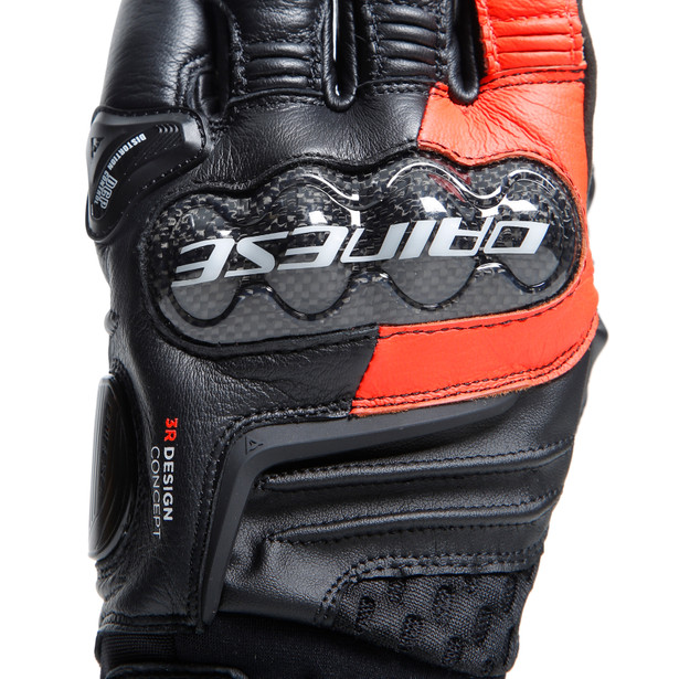 carbon-4-short-gloves-black-fluo-red image number 8