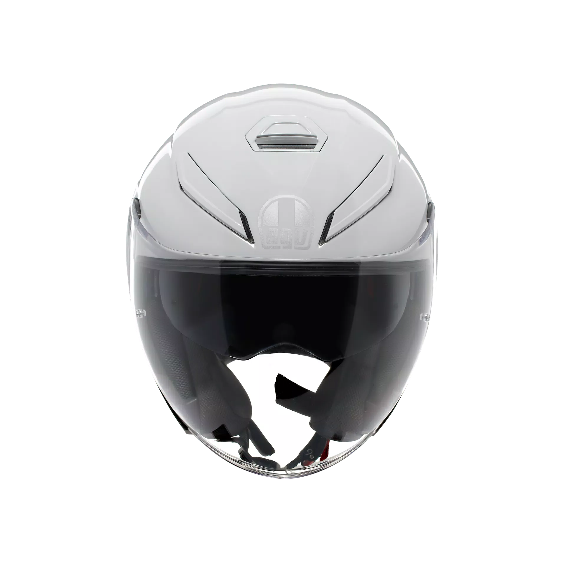 K5 JET EVO MONO STELVIO WHITE - CASCO MOTO JET E2206