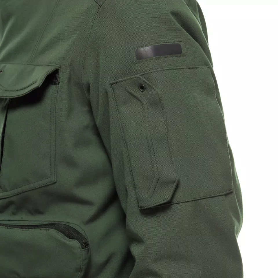 DUOMO ABSØLUTESHELL™ PRO - MEN'S WATERPROOF MOTORCYCLE PARKA - GREEN - 9