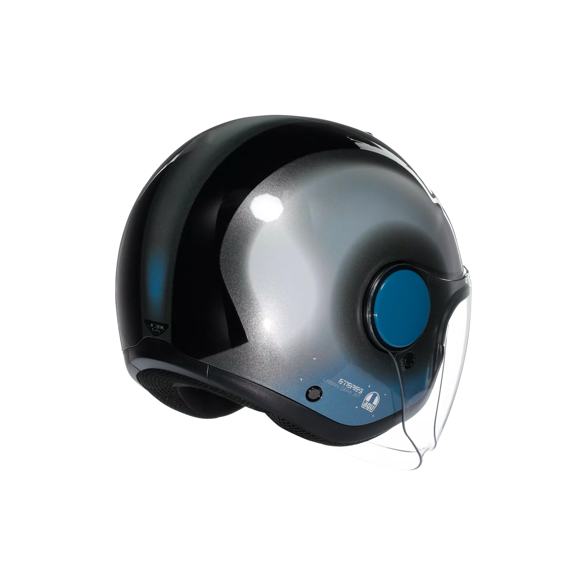 ETERES AGV E2206 - LEVANTO BLACK/SILVER/BLUE