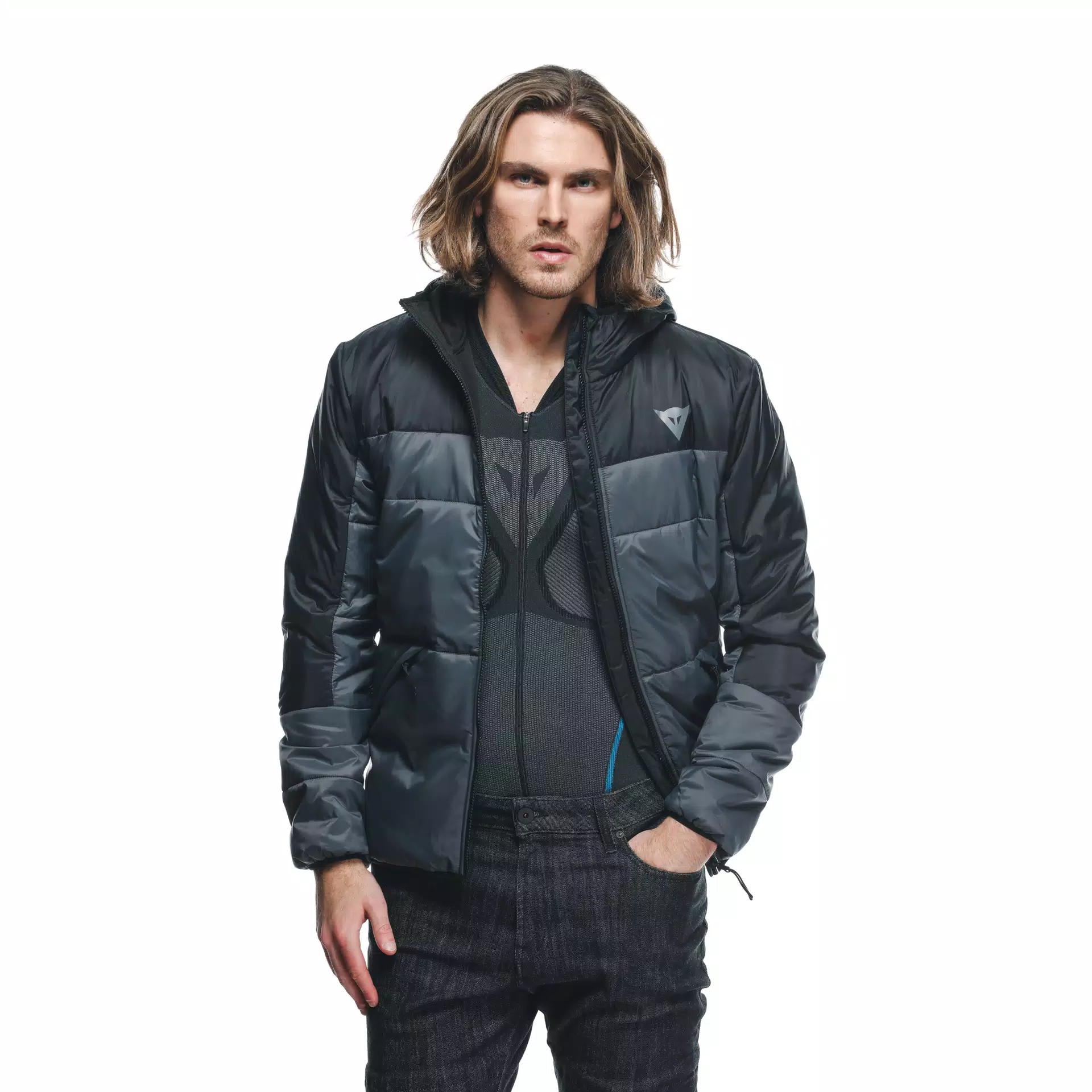 AFTER RIDE - PIUMINO ANTIVENTO UOMO- MID LAYER INVERNALE