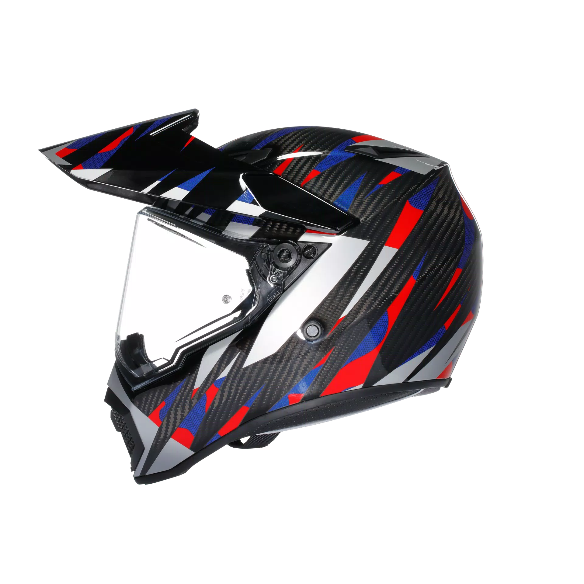 AX9 AGV DOT(E2206) MPLK - STEPPA CARBON/RED/BLUE