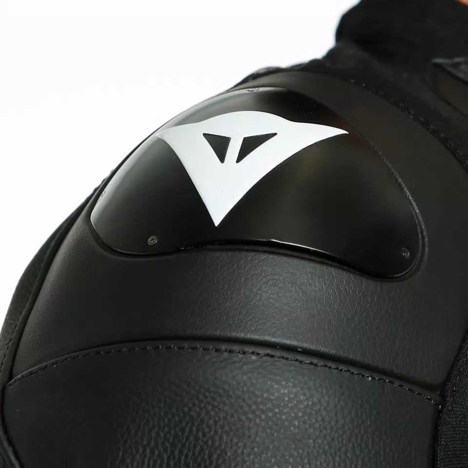 SPORT PRO - MEN'S MOTORCYCLE LEATHER JACKET | BLACK/WHITE