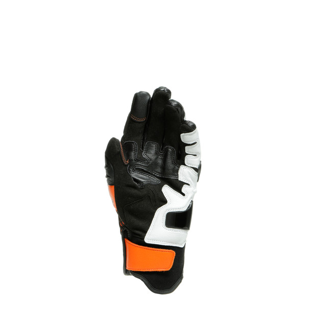 carbon-3-short-gloves-black-white-flame-orange image number 2