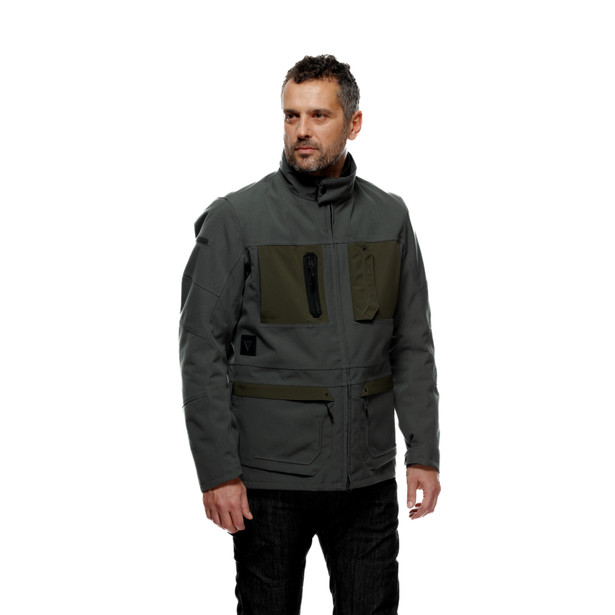 lambrate-abs-luteshell-pro-giacca-moto-impermeabile-uomo-green image number 4
