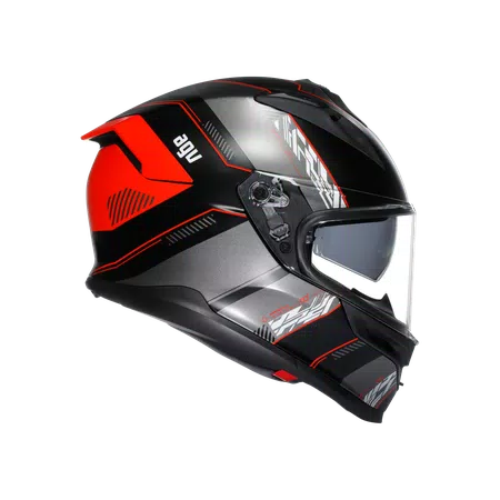 K7 AGV DOT(E2206) MPLK - KYBER MATT BLACK/RED -  - 3