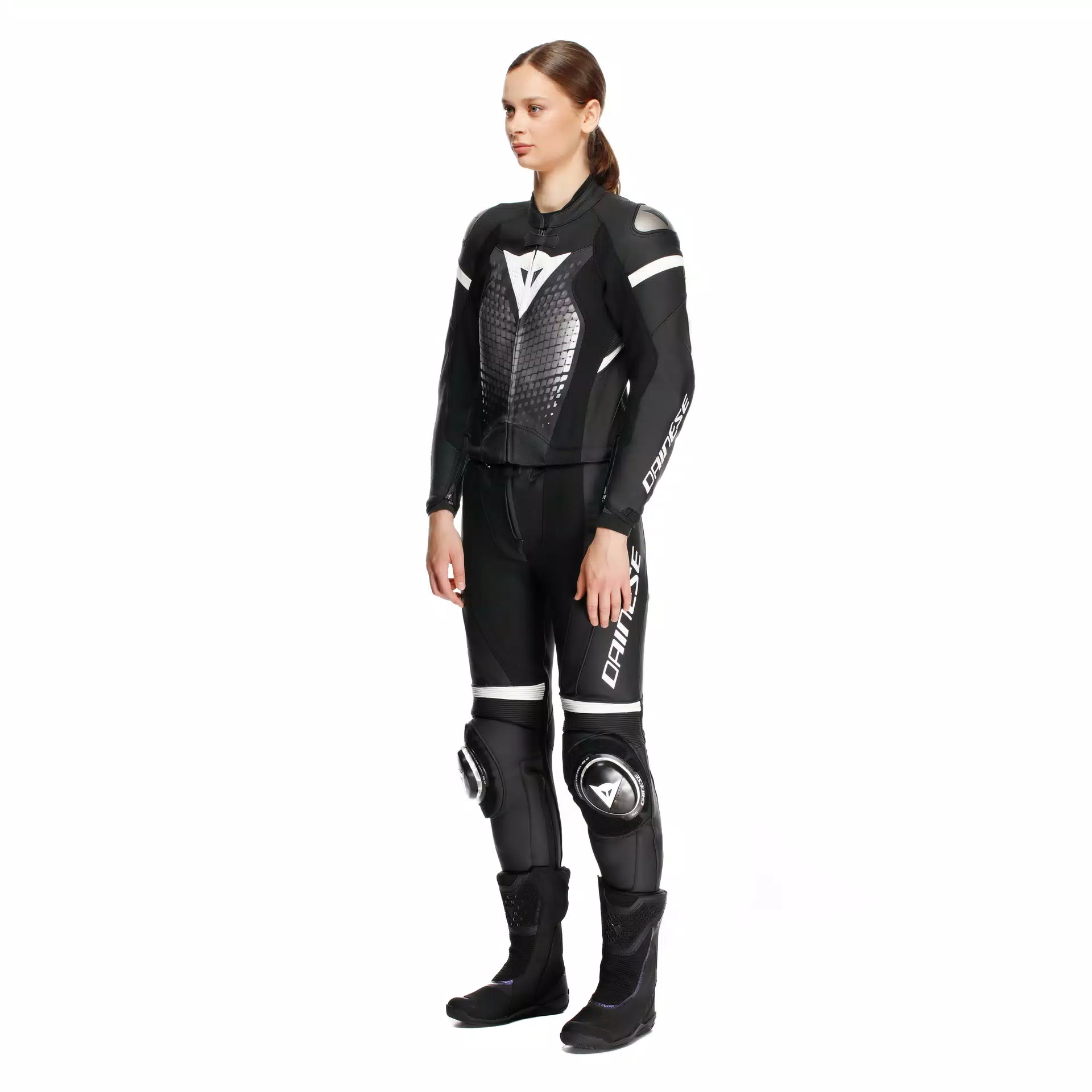 FULMINEA - ZWEITEILIGER LEDERANZUG FÜR DAMEN - GRÖSSE SHORT/TALL (S/T)