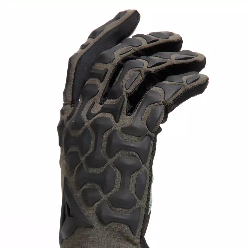 HGR EXT - UNISEX BIKE GLOVES - BLACK/MILITARY-GREEN - 7