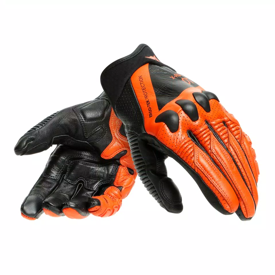 Black and orange motorcycle gloves new arrivals