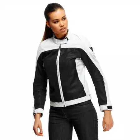 SEVILLA AIR TEX - WOMEN'S SUMMER MOTORCYCLE JACKET IN FABRIC - BLACK/GLACIER-GRAY - 5
